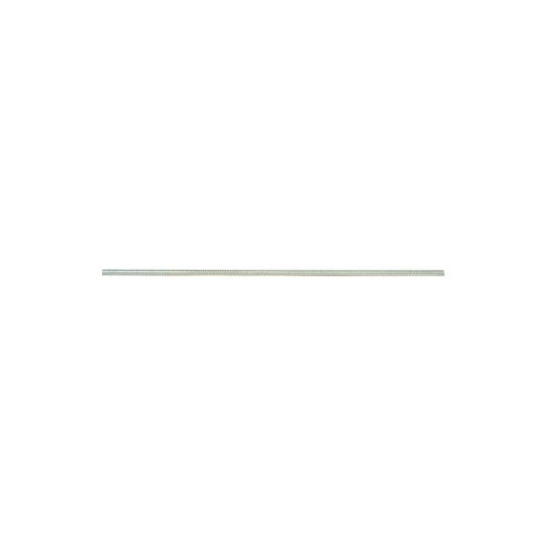 Fully Threaded Rod, 4-40, Zinc Plated Finish, 12 PK